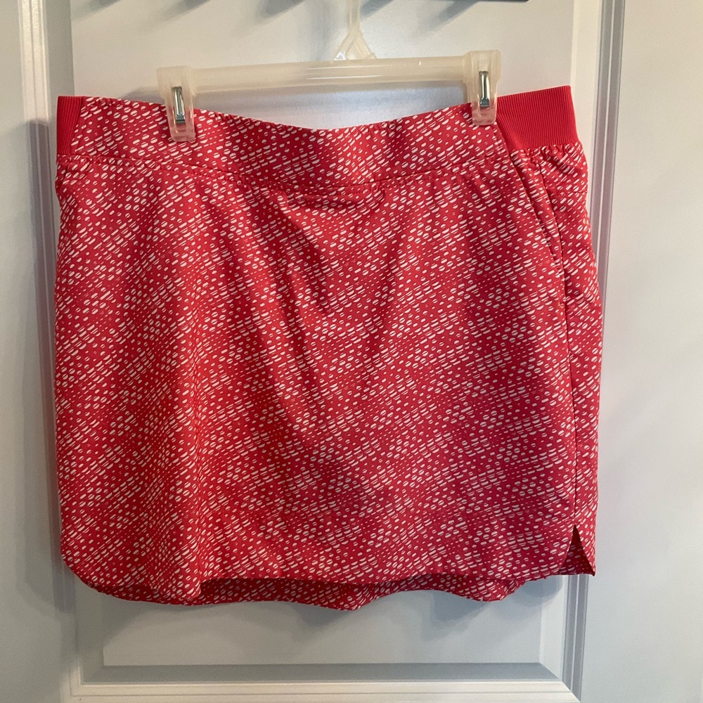 Coral Patterned Women's Skort